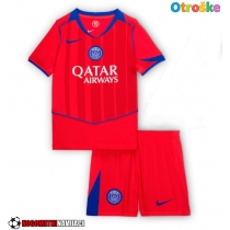 Otroške Nogometnih dresov Paris Saint-Germain Tretji 2025-26 Kratki rokavi (+ hlače)